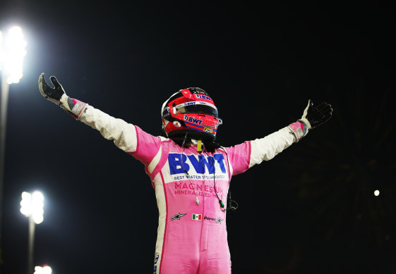 The win was the first for Perez in 190 Formula One starts to date.