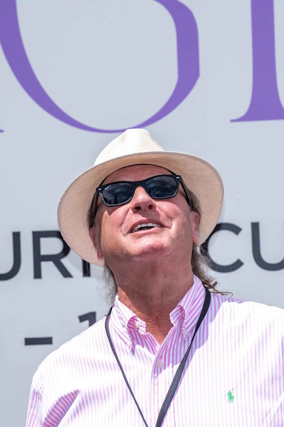 Rich Ricci at the Melbourne Cup preview event at Petanque Social.