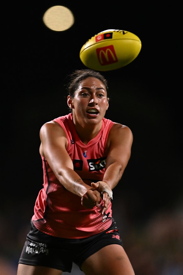 The Suns missed Dekota Baron after she was forced out of Saturday’s game, but they still notched a win.
