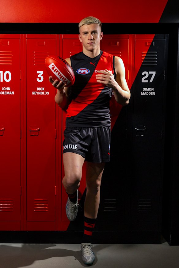 Caddy’s game has drawn comparisons to that of a young Charlie Curnow.