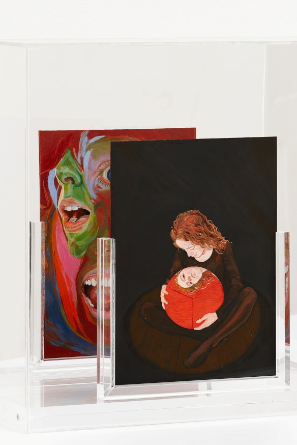 Natasha Walsh’s self-portrait Dear Ben, ‘The scream’ (after Pope Innocent X).