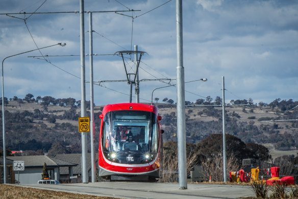 Canberra’s light rail project missed nearly all of its milestones by several months. 