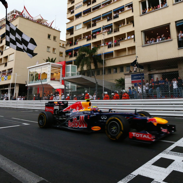 Webber wins Monaco F1 Grand Prix