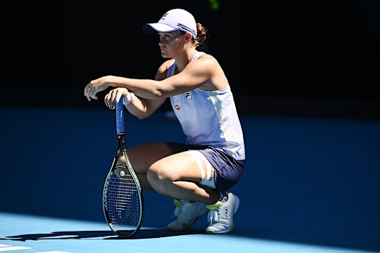 Ash Barty felt “vulnerable” in her AO 2021 quarter-final.