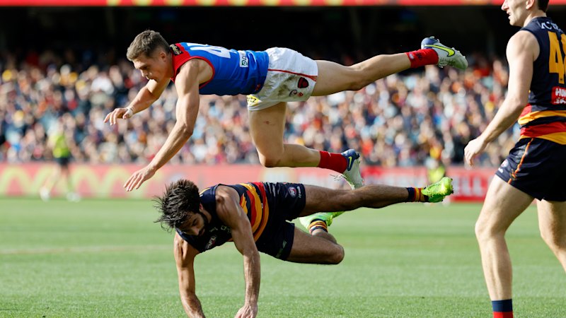 AFL LIVE: Weddle learns his fate for Rioli clash; inspired Crows outlast Dees; Blues out for five in a row