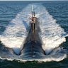 A Virginia-class attack submarine.