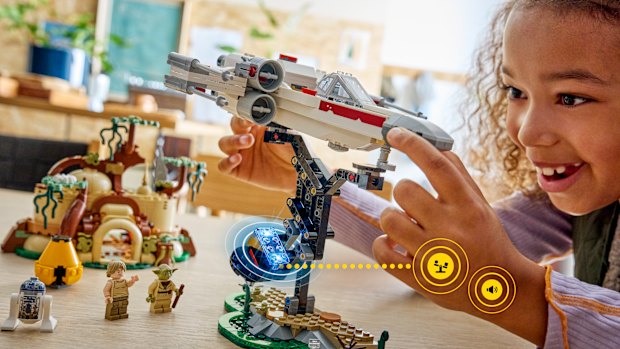 Smart bricks detect motion, colour tags and figures to create noises and lights as you play.