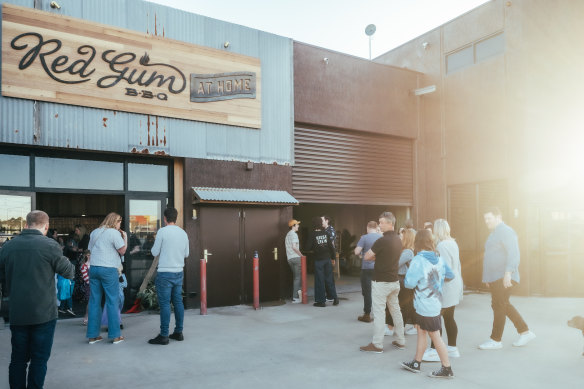 Red Gum BBQ’s takeaway-friendly outlet in Seaford.