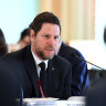 Damien Walker during Queensland budget estimates in 2018.
