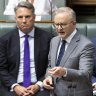 Prime Minister Anthony Albanese during Question Time at Parliament House in Canberra.
