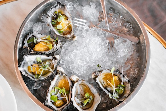 Oysters are fresh and just a small part of La Lune’s seafood offering.