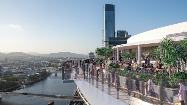 The Sky Deck has been described as “the jewel of Queen’s Wharf Brisbane.”