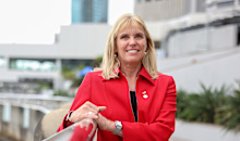 Brisbane 2032 CEO Cindy Hook will step down at the end of her four-year contract.