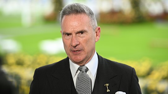 VRC chairman Neil Wilson gets the use of a Lexus in his role with the racing club.