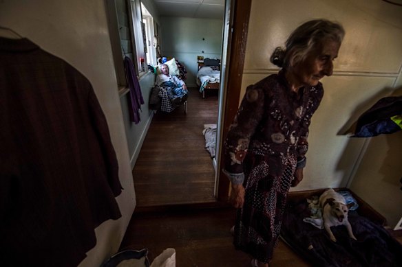 Paul, who suffered from diabetes, taking an afternoon rest from the farm work.