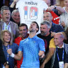 The story behind champion Novak Djokovic’s T-shirt and celebrating family