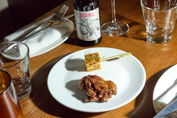 Firepop will be serving cockerel comb terrine for the Sydney Snack Series. 