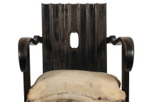 This Josef Hoffmann chair was separated from its set 50 years ago.