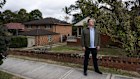 Mario Gabrael outside his Carlingford property. He has organised 15 houses in his street to amalgamate to sell. 