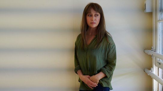 Asher Keddie as Sally Morgan in the TV adaptation of Holly Ringland’s novel The Lost Flowers of Alice Hart.