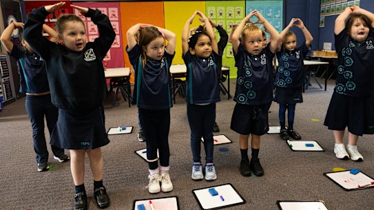 Students at The Entrance Public School