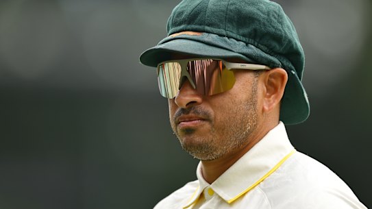 Australian batsman Usman Khawaja.