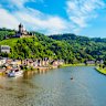 The Moselle river’s scenery is perhaps even more spectacular than the Rhine’s.