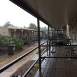 The remote Howard Springs quarantine facility about 25 kilometres outside Darwin.