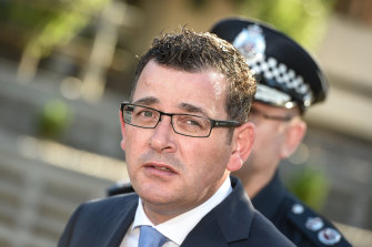 Protesters are calling for the resignation of Victorian Premier Daniel Andrews over proposed pandemic laws. 