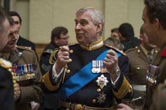May never be seen in uniform again: Prince Andrew’s military affiliations and royal patronages have been returned to the Queen. 
