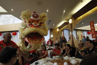 The restaurant during Chinese New Year celebrations in 2014. 
