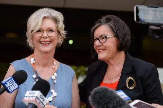 Independent candidate Helen Haines ran to replace Cathy McGowan as the MP for Indi, with support from the Voices for Indi group.