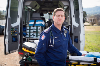 NSW Ambulance Service paramedic based at Tumut, John Larter.