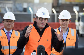 Premier Daniel Andrews argues the case for the Suburban Rail Loop.