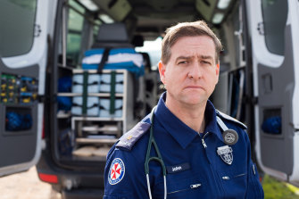 NSW Ambulance Service paramedic based at Tumut, John Larter.