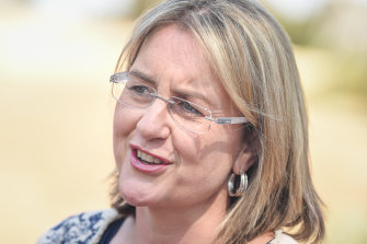 Victoria’s transport minister Jacinta Allan.