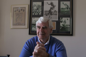 Graham 'Polly' Farmer, pictured in 2010.