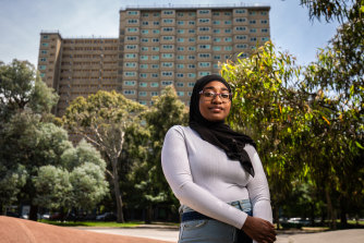Mount Alexander College year 12 student Haniyah Abou-Said says the VCE result she received on Wednesday is strong enough to get her into her dream course, a bachelor of fashion and textiles at RMIT University.