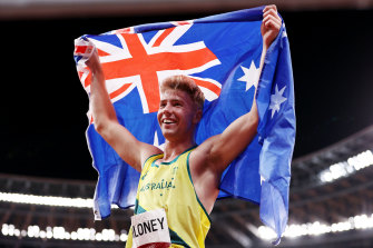 Moloney won bronze in the decathlon. 
