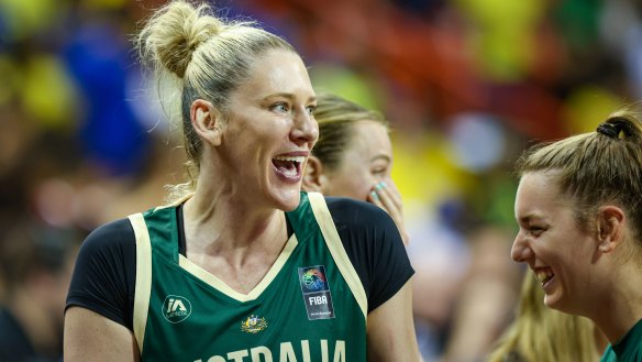 Happy days: Lauren Jackson has been selected in the Opals’ initial 26-player squad for Paris.