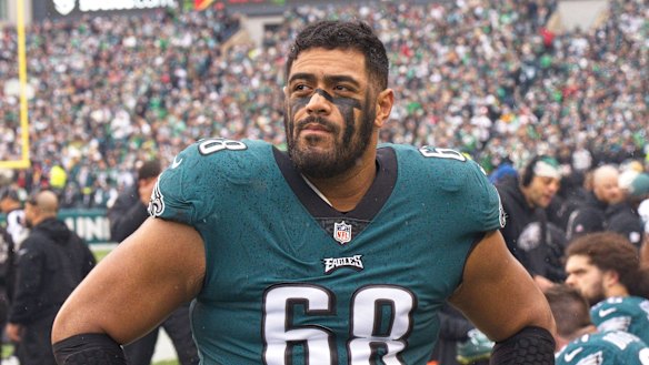 Eagles offensive tackle Jordan Mailata could feature in an NFL game in Australia.