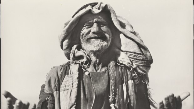 Frank Hurley, <i>Study of a local tribesman, Middle East, between 1939 and 1945</i> (detail).