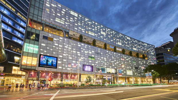 Lendlease's REIT in Singapore seeded with the 313@somerset shopping centre.