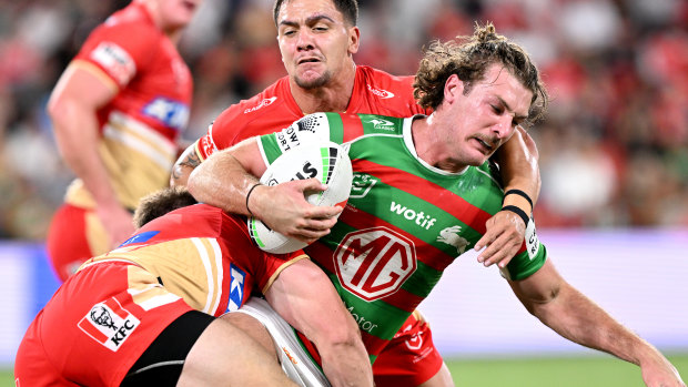 Campbell Graham has been in rare form for the Rabbitohs.