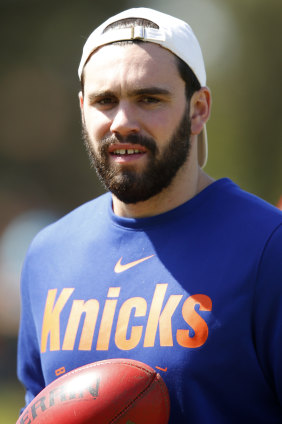 Paddy McCartin stayed involved with St Kilda's pre-season before the game was shut down.