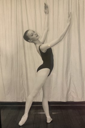 Claire Thomas at 17, around the time her ballet dreams came crashing down.