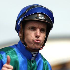 Jockey Tim Clark.