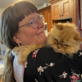 Jo Lusk said she is “completely dedicated and in love” with her 16-year-old Persian Mr Bits.