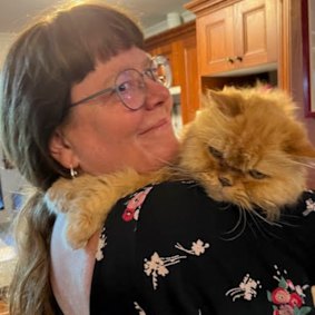 Jo Lusk said she is “completely dedicated and in love” with her 16-year-old Persian Mr Bits.