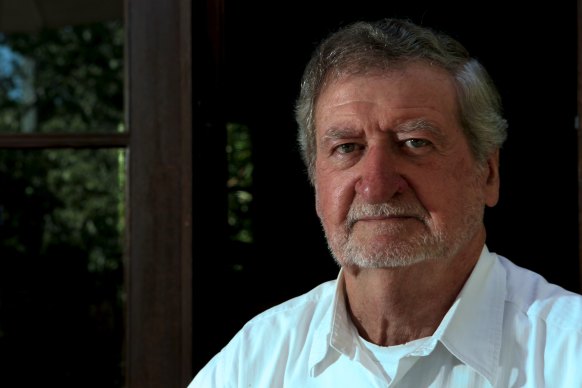 Alan Ramsey at his Canberra home in 2011.